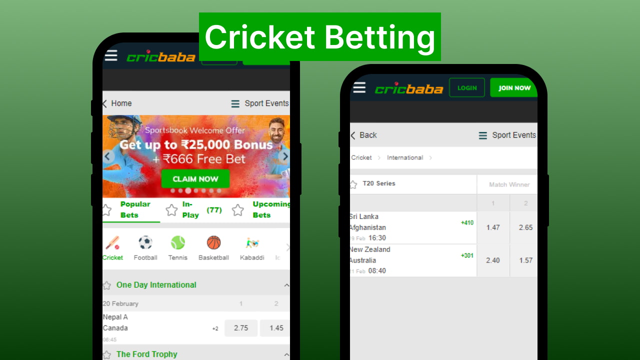 Cricbaba app cricket betting